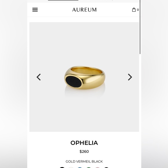 Bloggers favorite! Aureum Ophelia ring as seen on Bella hadid - Picture 6 of 13